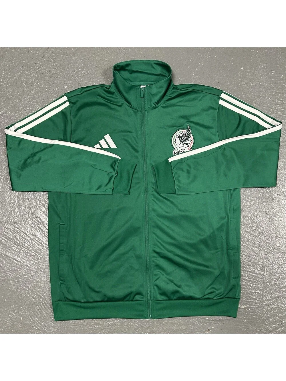 AUTHENTIC Adidas Mexico Fifa World Cup DNA Track Jacket Green NEW Size 2XL